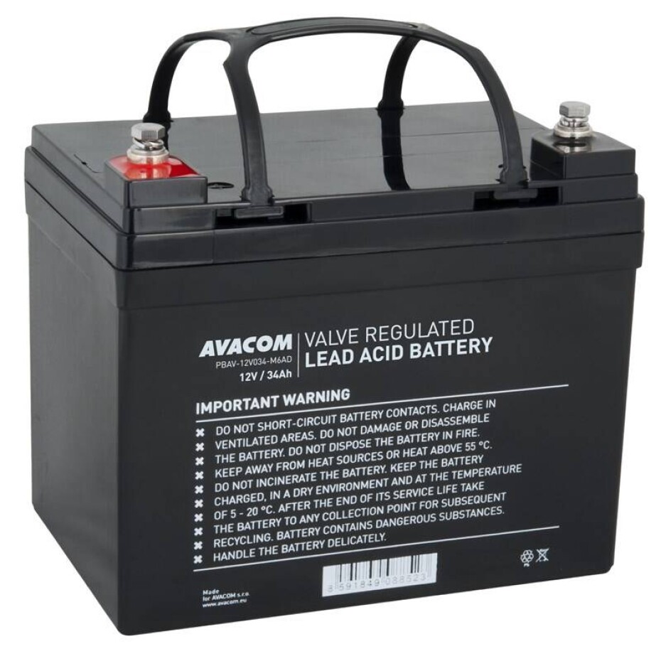 Avacom 12V 34Ah M6 DeepCycle (PBAV-12V034-M6AD) - main (0)