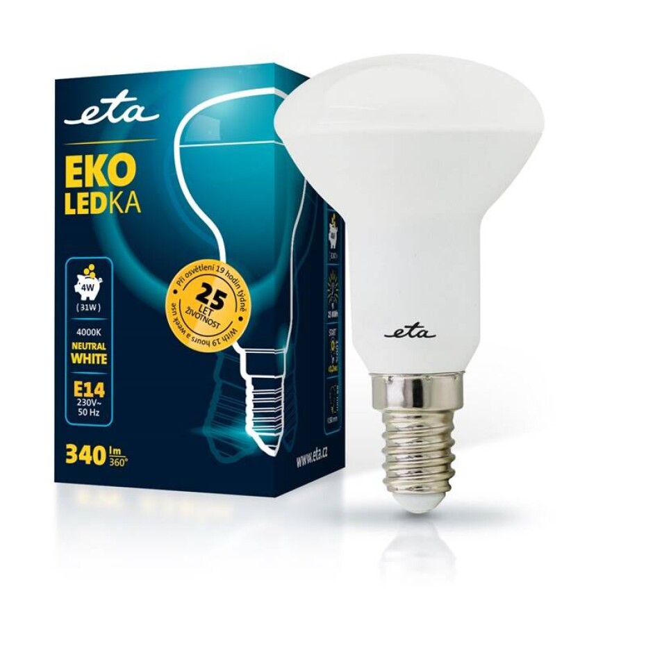 ETA EKO LEDka reflektor 4W, E14, neutrální bílá (ETAR50W4NW01) - main (0)