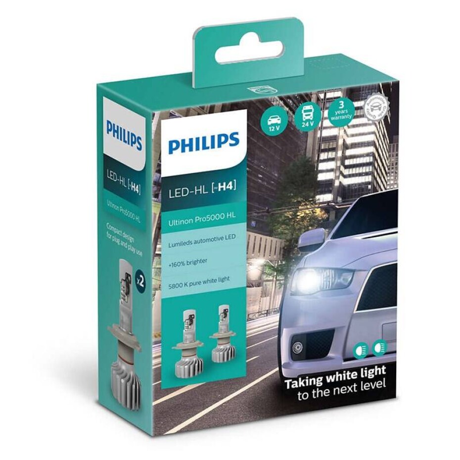 Philips LED H4 Ultinon Pro5000 HL 2 ks (11342U50CWX2) - main (0)