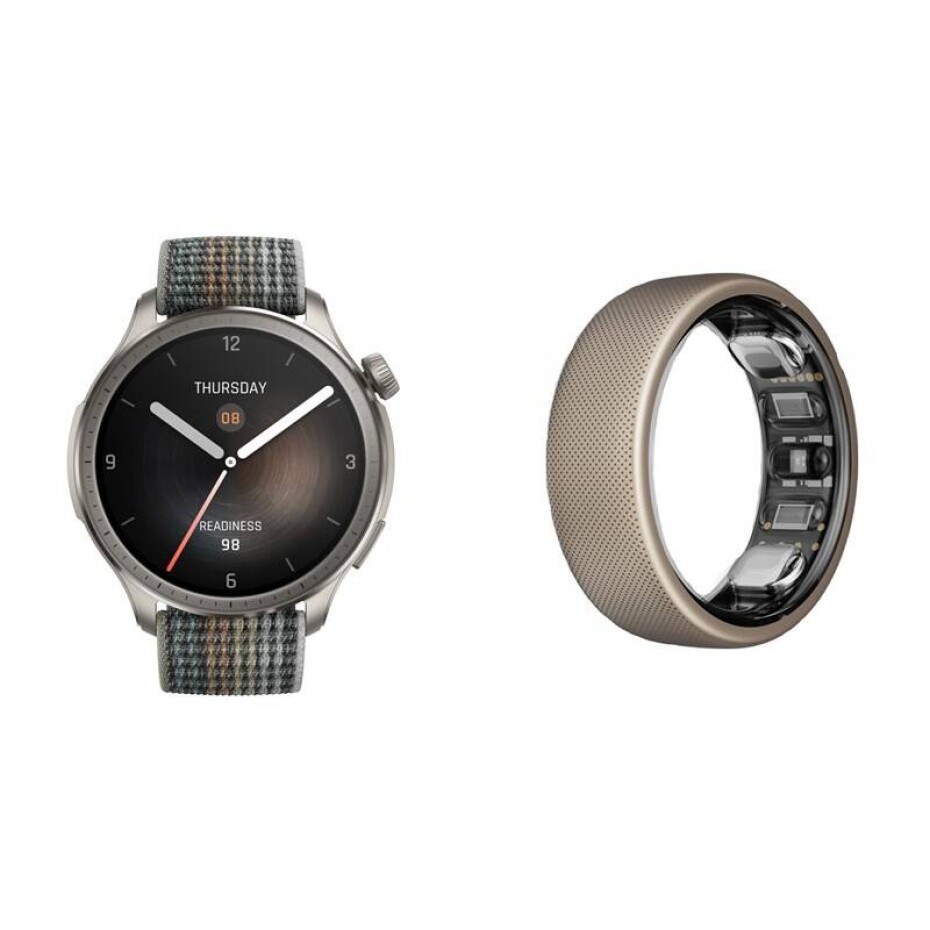 Amazfit Chytré hodinky Amazfit Balance - šedé + Chytrý prsten Amazfit Helio Ring vel. 10 - titanium - main (0)