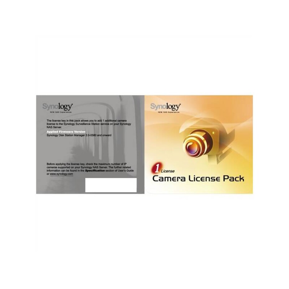 Synology License Pack x 1 (License Pack 1) - main (0)