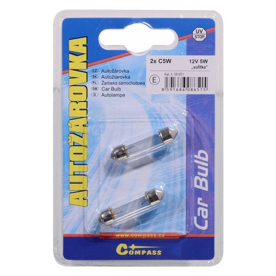 Compass 08651 12V C5W 5W sufit  2ks - main (0)