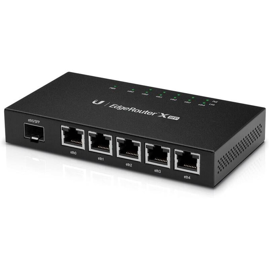 Ubiquiti EdgeRouter ER-X-SFP, 5x PoE + 1x SFP (ER-X-SFP) černý - main (0)