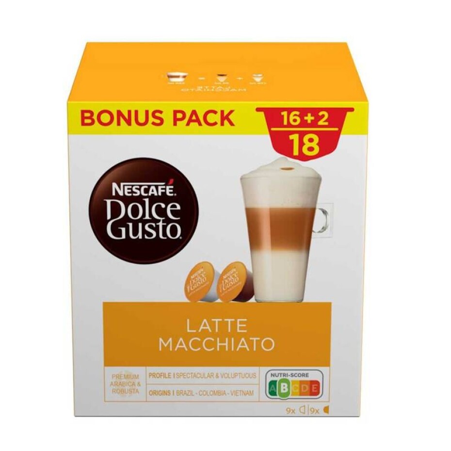 NESCAFÉ® Dolce Gusto® Latte Macchiato kávové kapsle 18 ks - main (0)