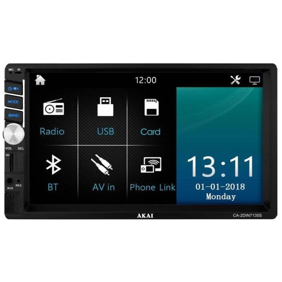 AKAI CA-2DIN7135S černé - main (0)