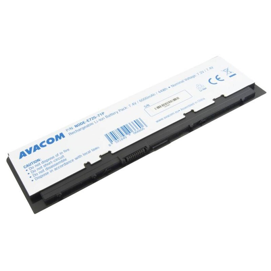 Avacom Dell Latitude E7240 Li-Pol 7,4V 6000mAh / 44Wh (NODE-E725-71P) - main (0)