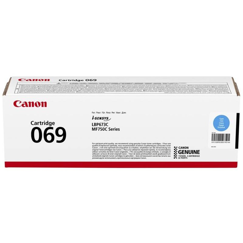 Canon 069C, 1900 stran (5093C002) azurový - main (0)