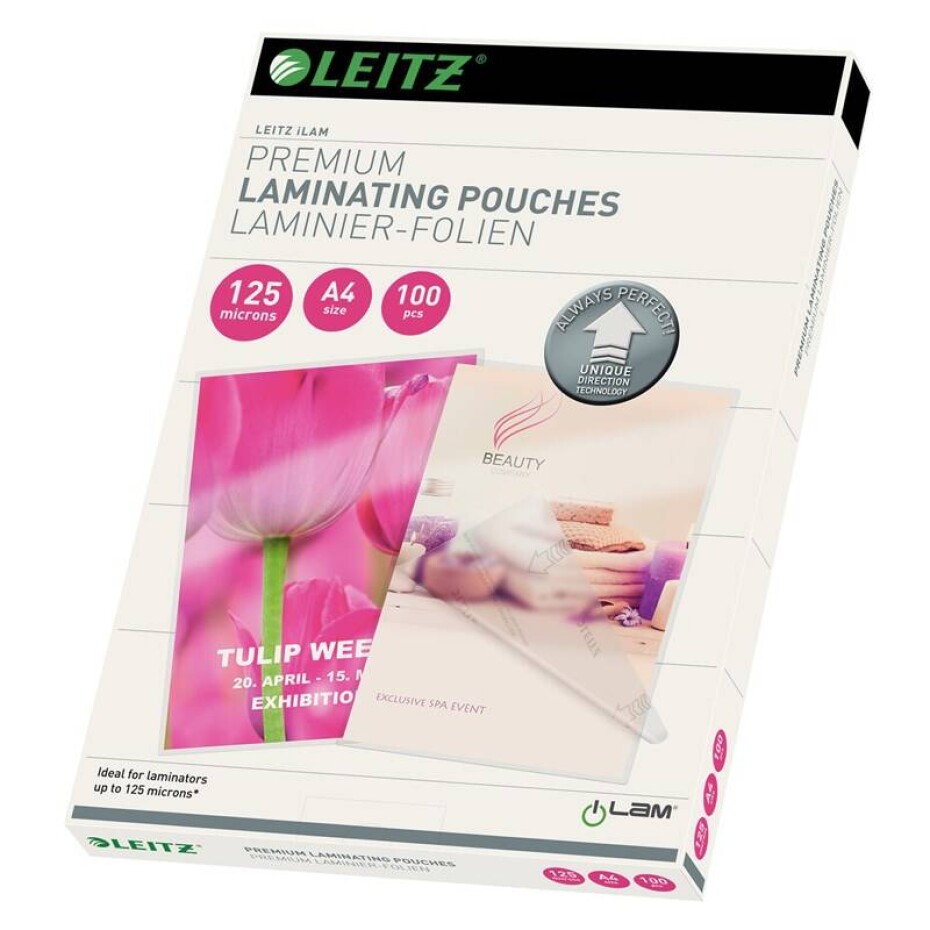 Leitz A4 se směrovací technologií, 125 mic, 100 ks (74810000) - main (0)