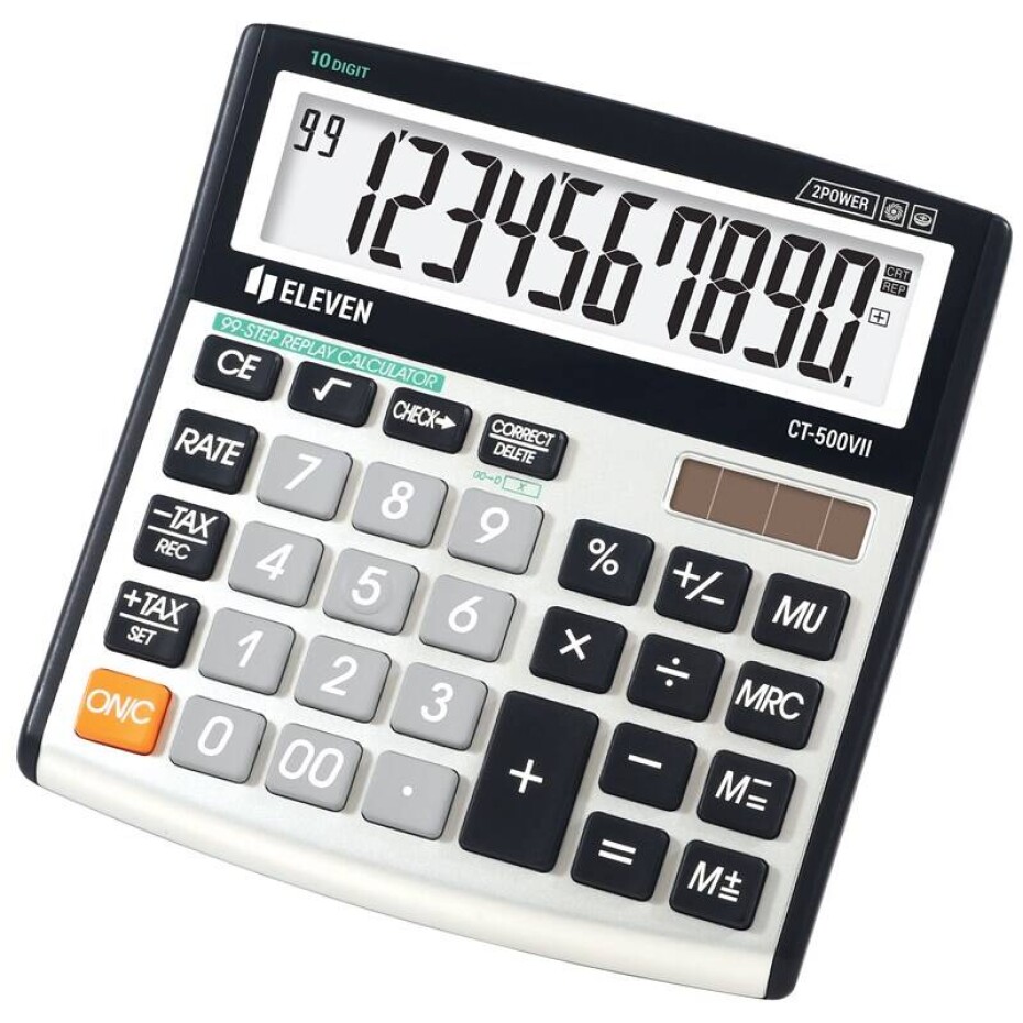 Eleven CT500VII, stolní, desetimístná (CT-500VII) šedá - main (0)