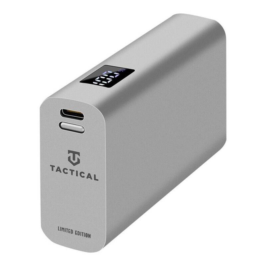 Tactical EDC Brick, 9600mAh Raw, PD 22,5W (57983118917) stříbrná - main (0)