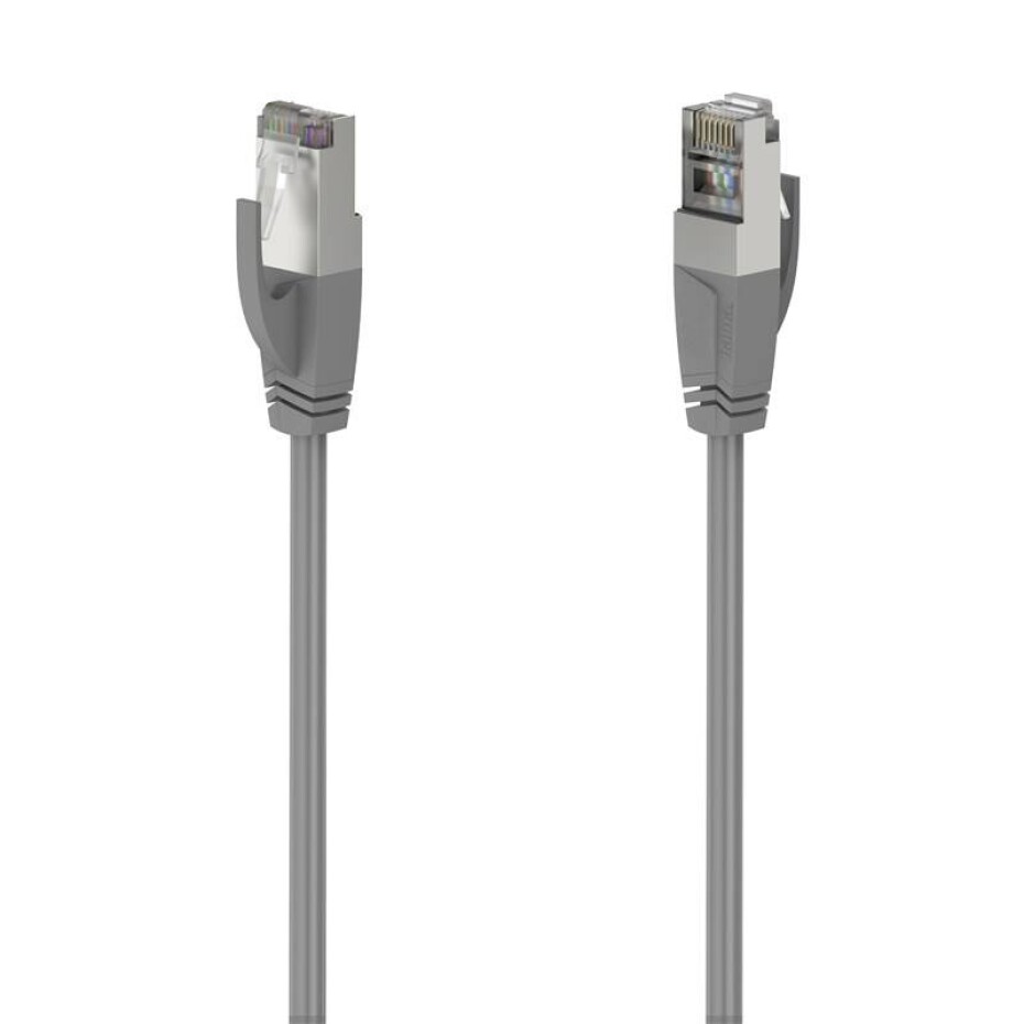 Hama síťový (RJ45), Cat5e, 5m, stíněný (200670) šedý - main (0)