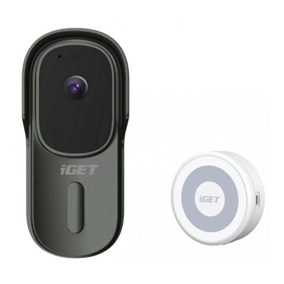 iGET HOME Doorbell DS1 + Chime CHS1 (DS1 Anthracite + CHS1 White) šedý - main (0)