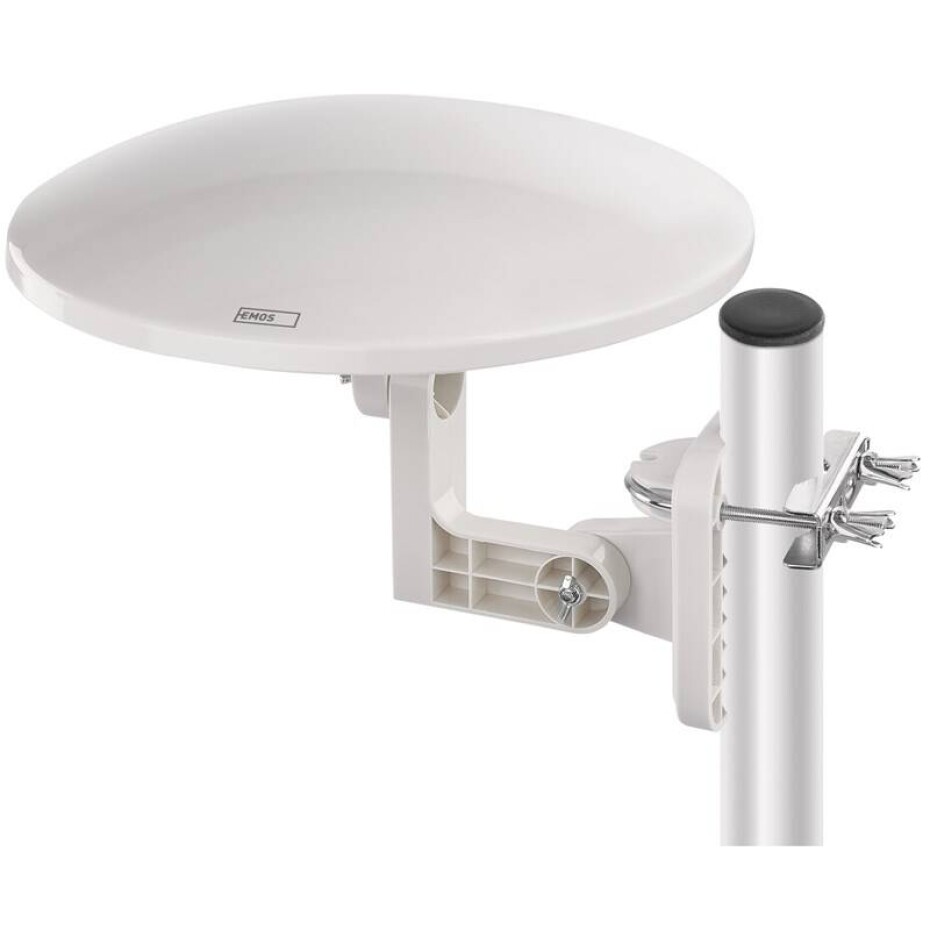 EMOS VILLAGE MOON–V900, DVB-T2, FM, DAB, filtr LTE/4G/5G (J0803) bílá - main (0)