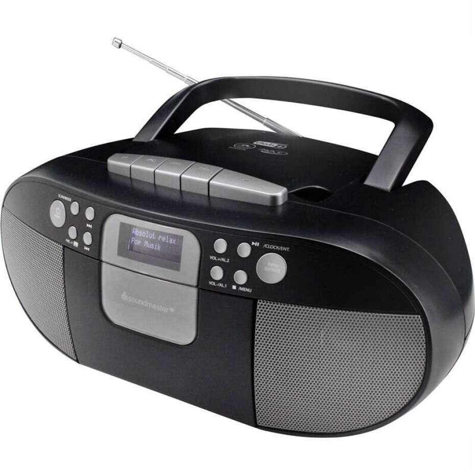Radiomagnetofon s DAB+/CD Soundmaster SCD7800SW černý - main (0)