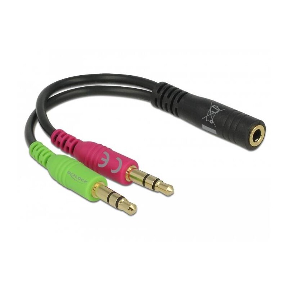 DeLock Jack 3,5mm /2x Jack 3,5mm (65459) - main (0)