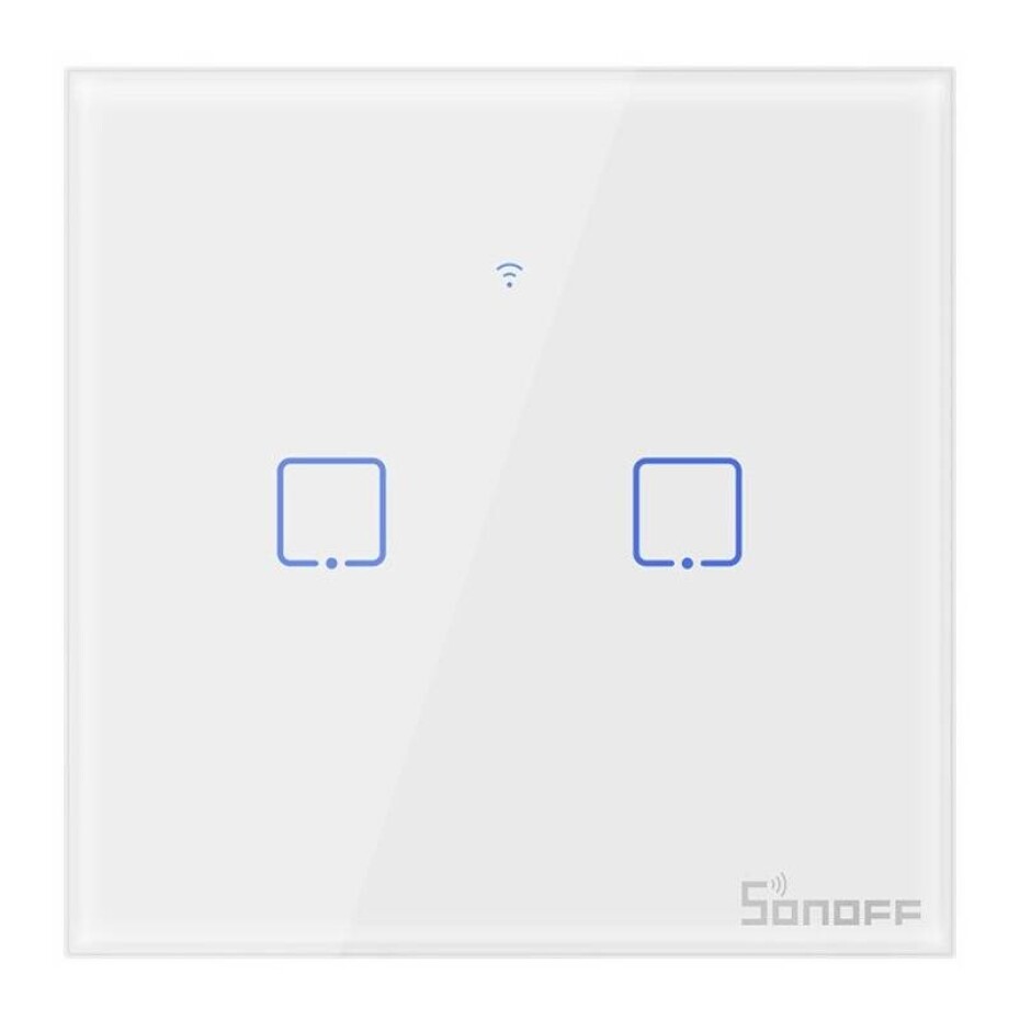 Sonoff Smart Switch WiFi + RF 433 T1 EU TX (2-channel) (IM190314013) - main (0)