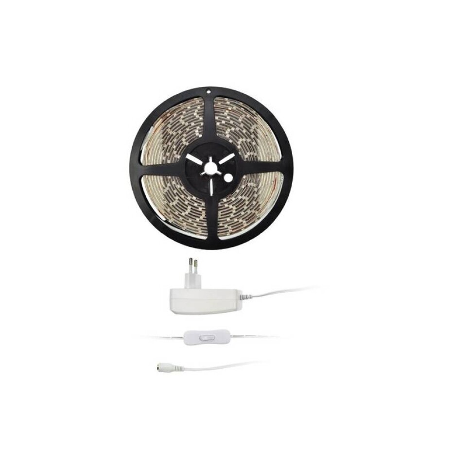 Solight 4,8 W/m, studená bílá 6000K, adaptér s vypínačem (WM50-65T) - main (0)