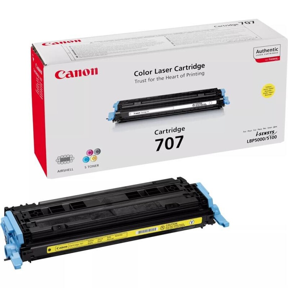 Canon CRG-707Y, 2000 stran (9421A004) žlutý - main (0)