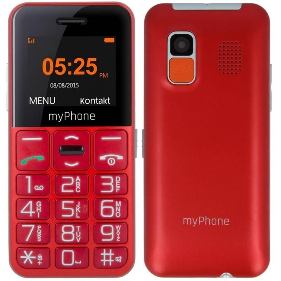 myPhone HALO EASY (TELMY10EASYRE) červený - main (0)