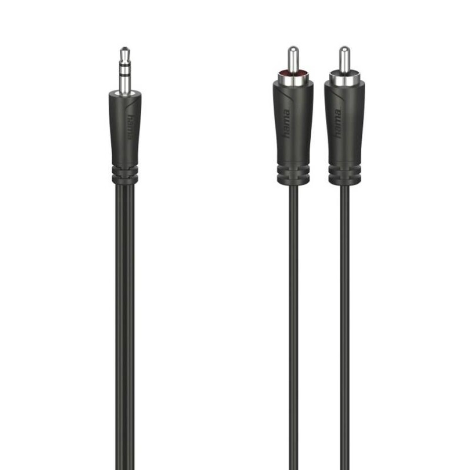 Hama Jack 3,5 mm / 2x cinch (RCA), 1,5 m (205110) černý - main (0)