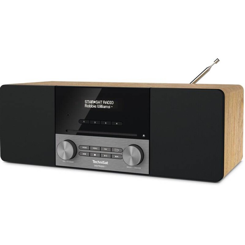 Radiopřijímač DAB+/CD Technisat DIGITRADIO 3 dřevo - main (0)