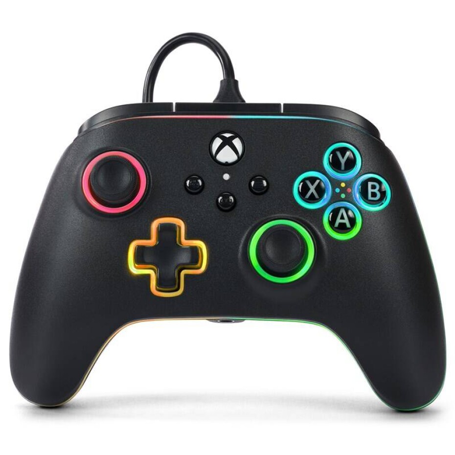 PowerA Advantage Wired pro Xbox Series X|S with Lumectra + RGB LED Strip (XBGP0076-01) černý - main (0)