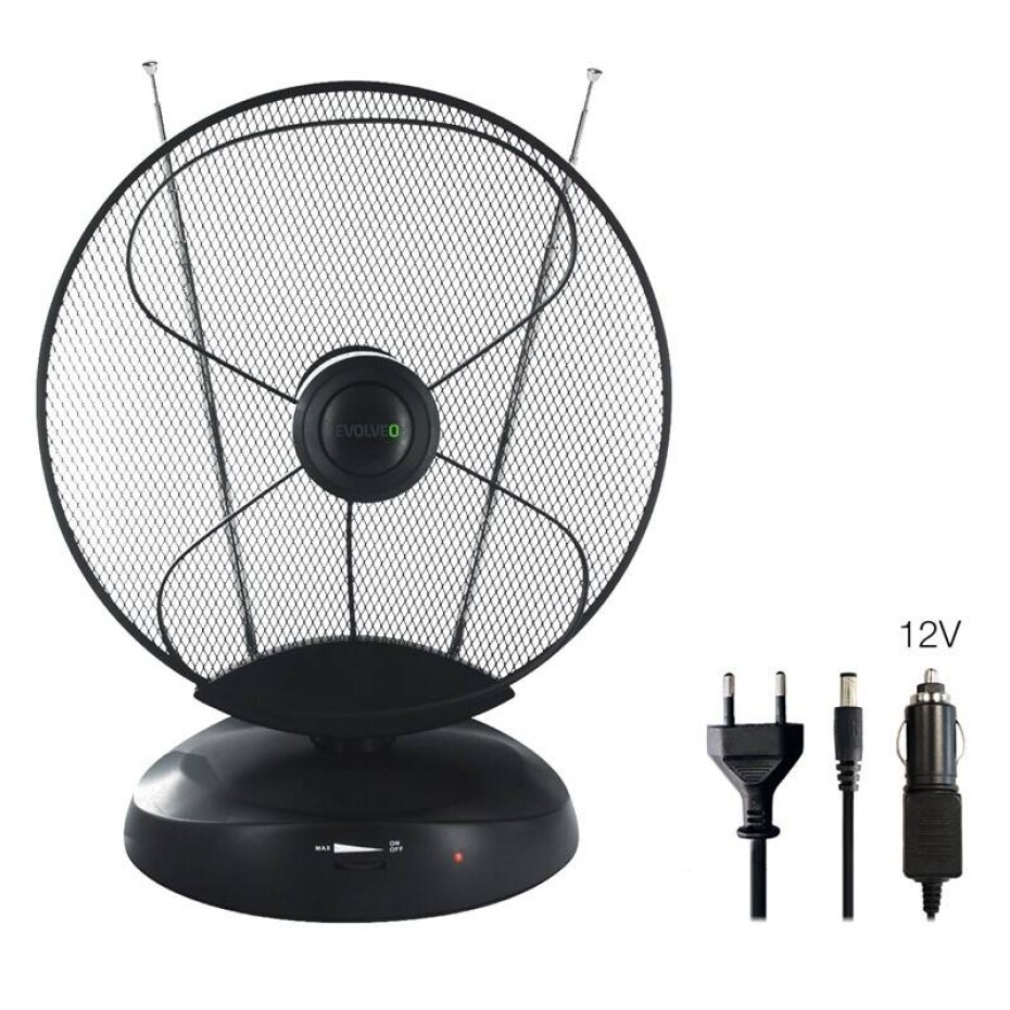 Evolveo Xany 4 LTE 230/12V, 50dBi aktivní pokojová DVB-T/T2, LTE filtr (tdexany4) - main (0)