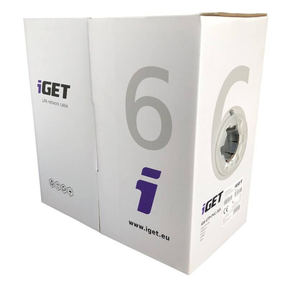 iGET Cat.6 UTP PVC Eca 305m/box (84005020) - main (0)