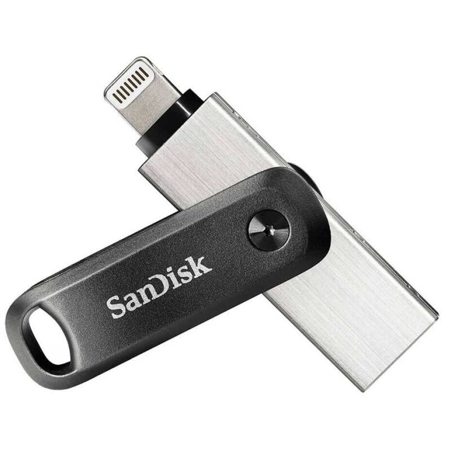 SanDisk iXpand Drive Go 128GB, USB 3.0/Lightning (SDIX60N-128G-GN6NE) černý/stříbrný - main (0)