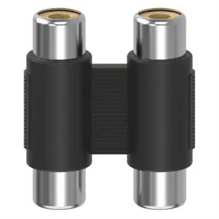 Hama audio spojka, 2x Cinch (205181) černá - main (0)