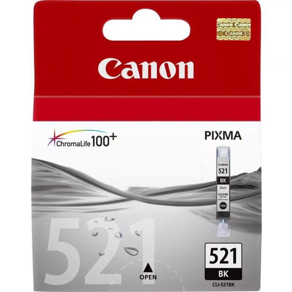 Canon CLI-521Bk, 665 stran (2933B001) černá - main (0)