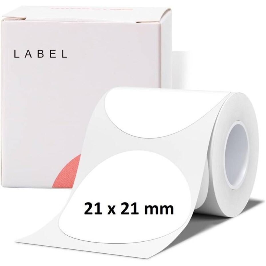 Niimbot R 21x21mm 300ks RoundB pro B21 (A2A18348301) bílý - main (0)