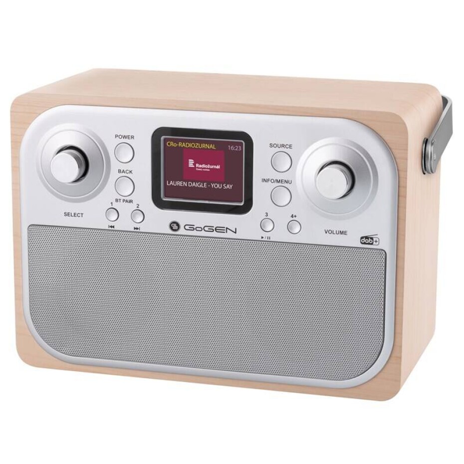 + GoGEN DAB 700 BTCS stříbrný/hnědý - main (0)