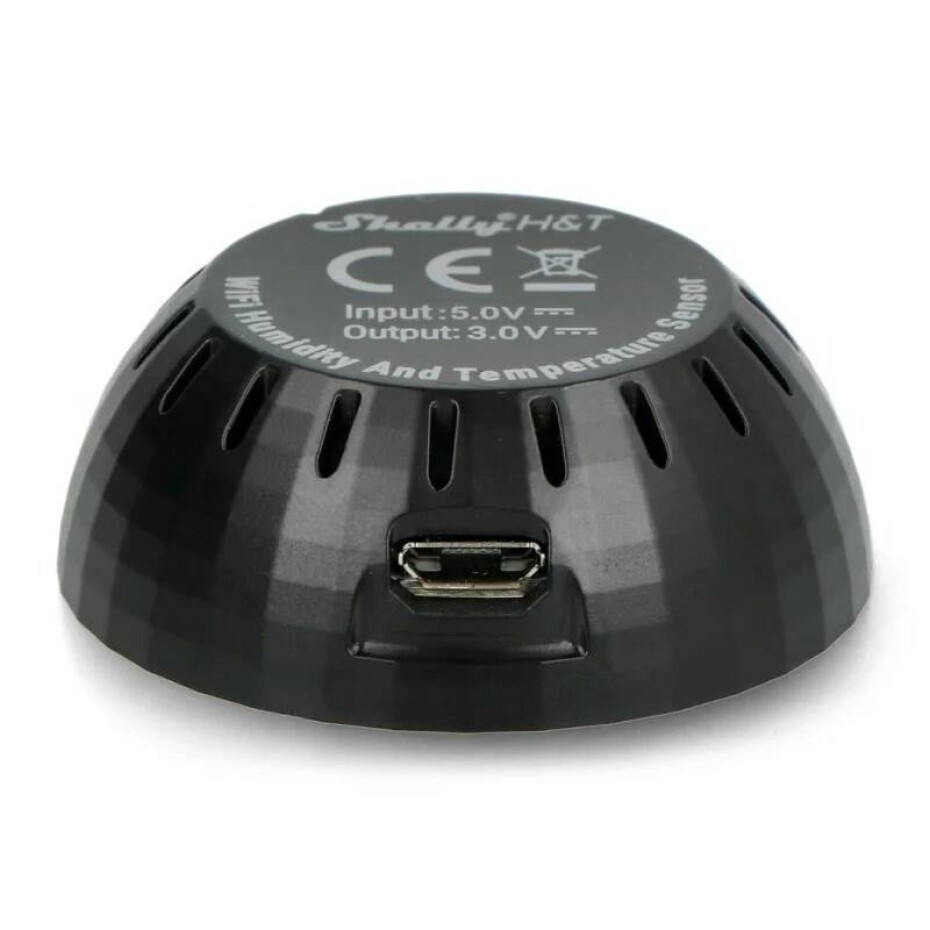 Shelly pro USB napájení prvku HT (SHELLY-HT-USB-B) černý - main (0)