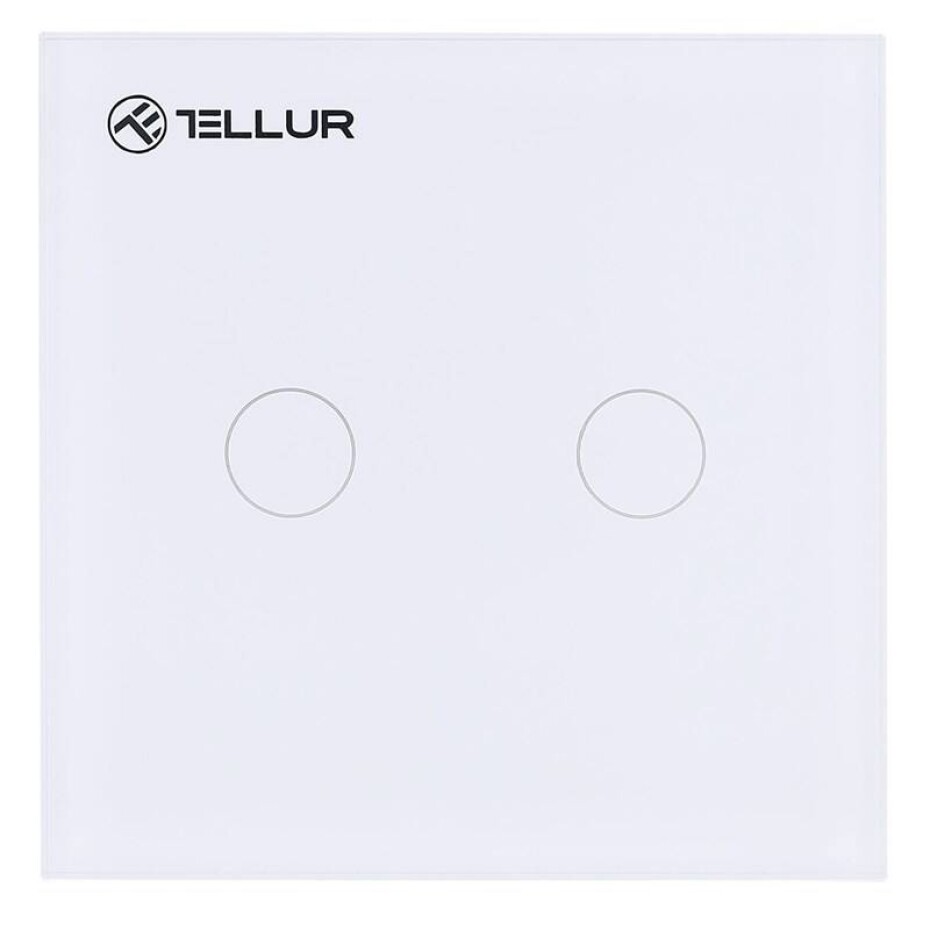 Tellur WiFi Smart Spínač, 2 porty, 1800 W, 10 A (TLL331051) - main (0)