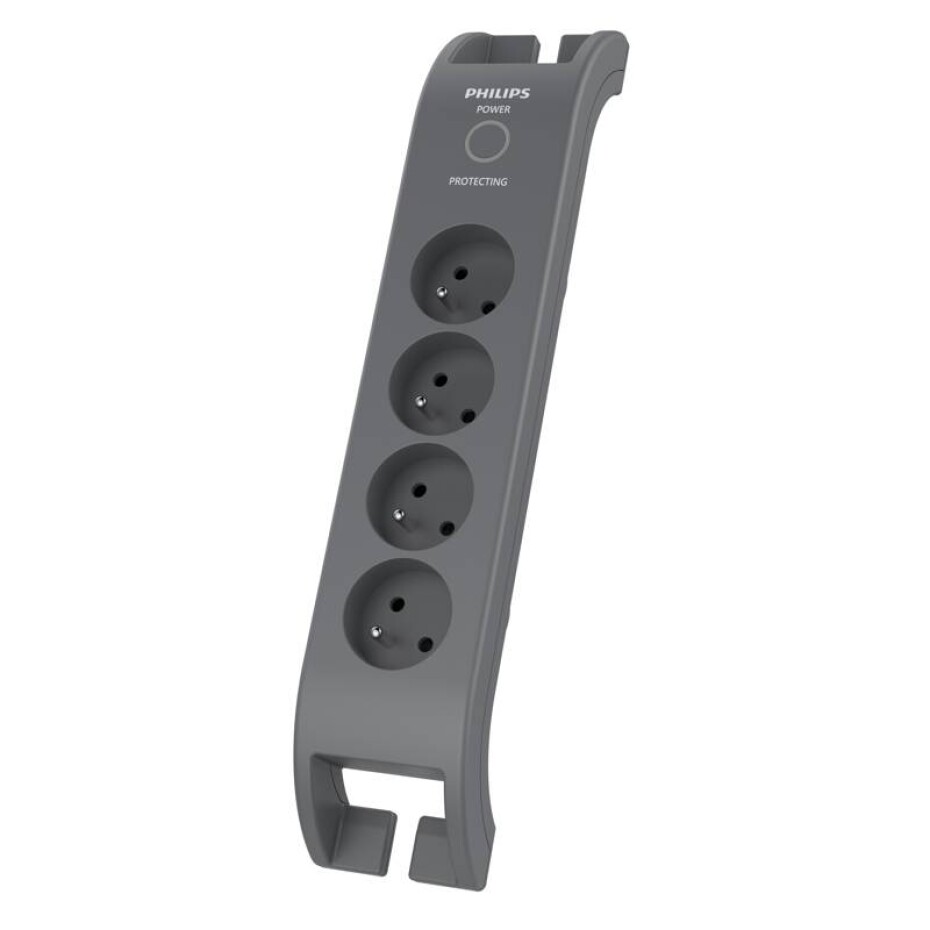 Philips SPN3140A/60 4x zásuvka, 2m (Phil-SPN3140A/60) šedá - main (0)