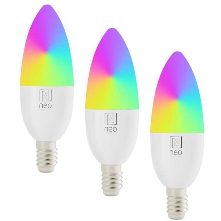 IMMAX NEO LITE SMART E14, 6W, Wi-Fi, 3 ks (07716CDO) - main (0)