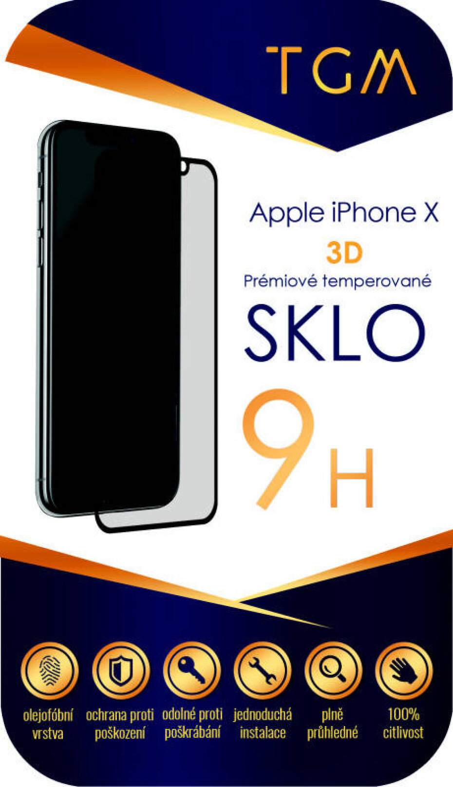 TGM 3D na Apple iPhone X/Xs/11 Pro (TGM3DAPIPXBL) černé - main (0)