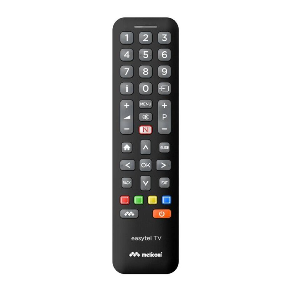 Meliconi EASY TV, Univerzální dálkový ovladač pro 1 TV (808062) černý - main (0)