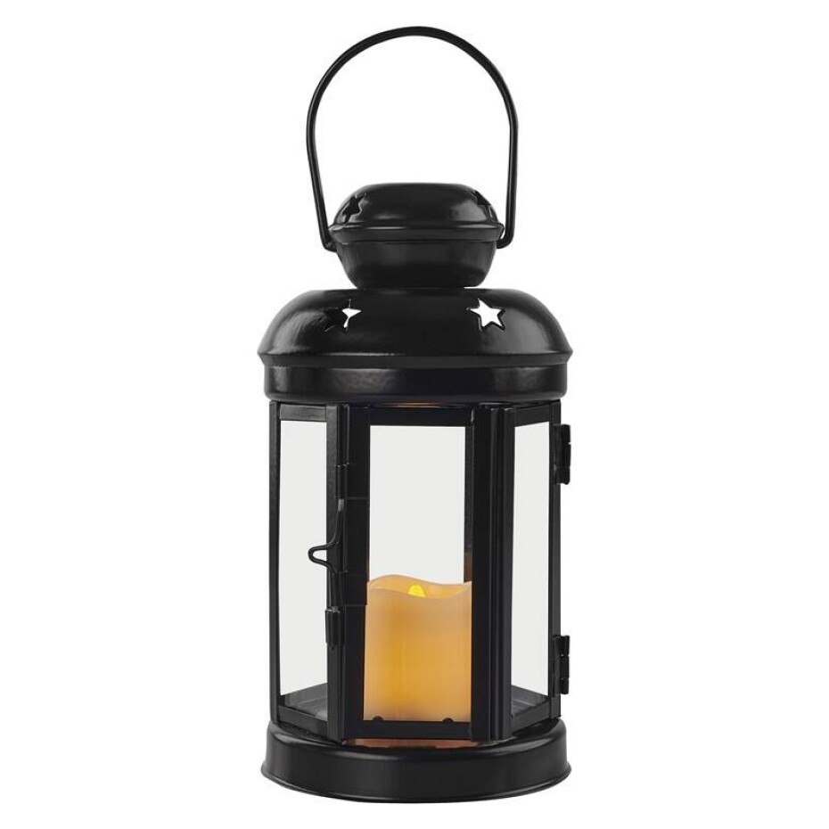 EMOS 1 LED lucerna černá, 18,5 cm, 1x CR2032, vnitřní, vintage (DCLV16) - main (0)