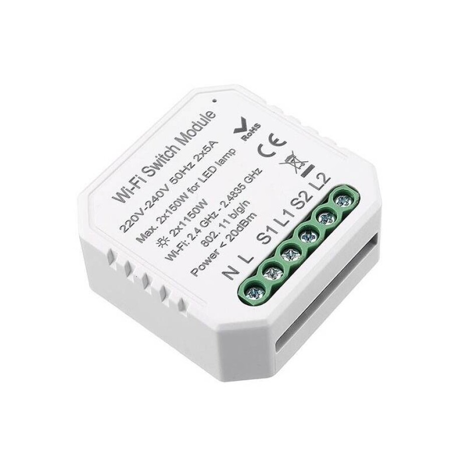 IMMAX NEO LITE SMART kontroler V3 2-tlačítkový Wi-Fi, TUYA (07516L) - main (0)