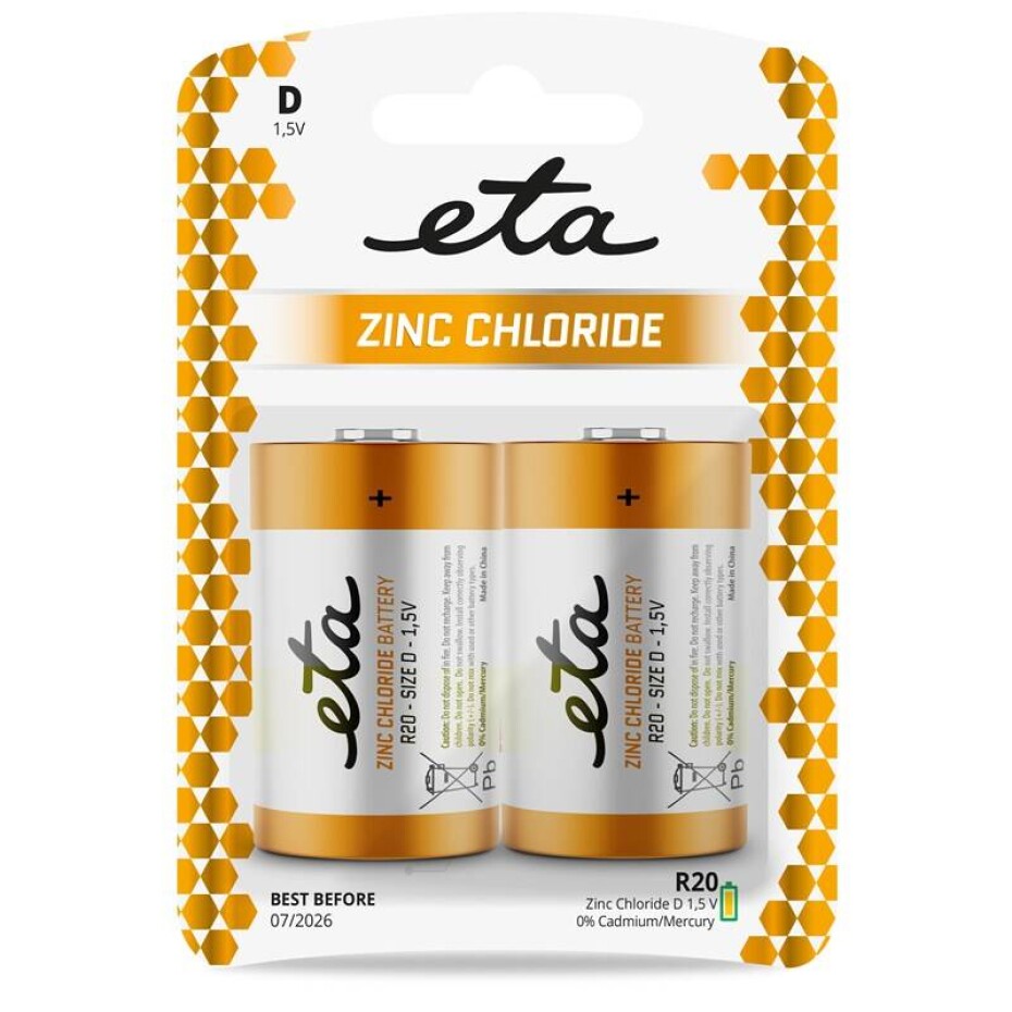 ETA D, R20, blistr 2ks (ETAR20ZINC2) - main (0)