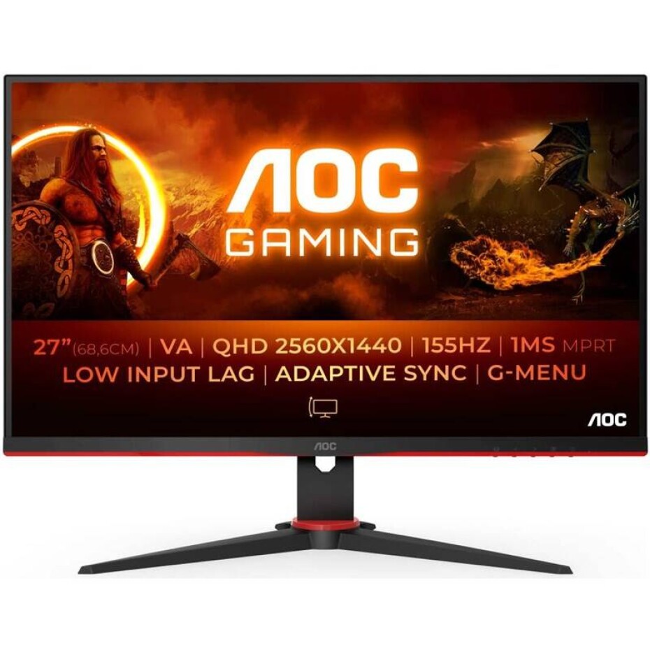 AOC Q27G2E/BK (Q27G2E/BK) černý/červený - main (0)