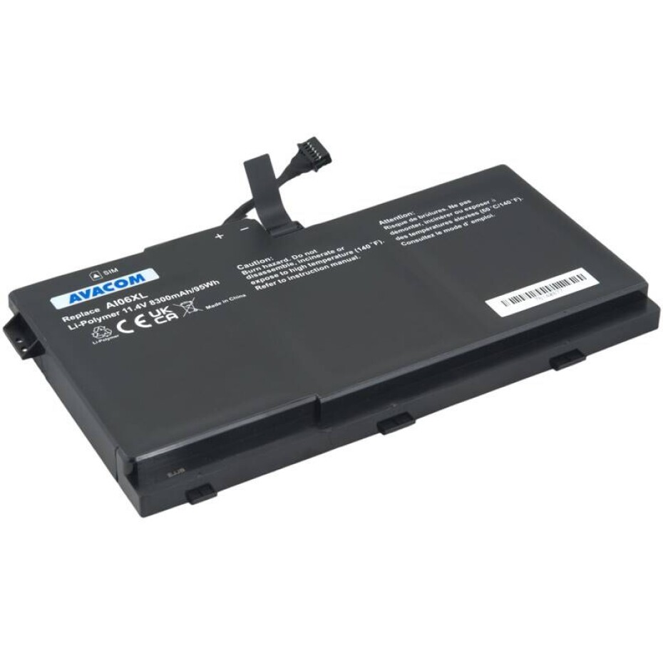 Avacom HP Zbook 17 G3 AI06XL Li-Pol 11,4V 8300mAh 95Wh (NOHP-AI06XL-68P) - main (0)