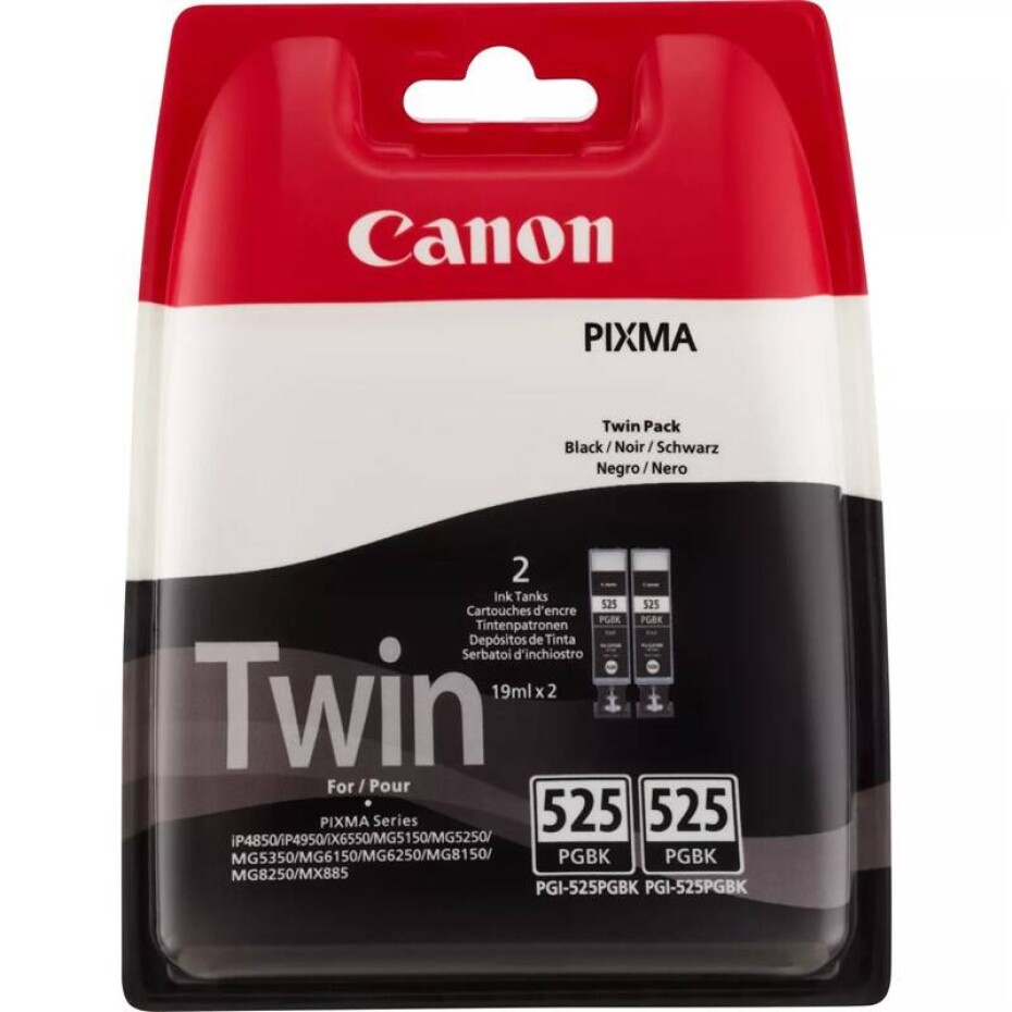Canon PGI-525Bk, 2x 340 stran - 2pack (4529B006) černá - main (0)