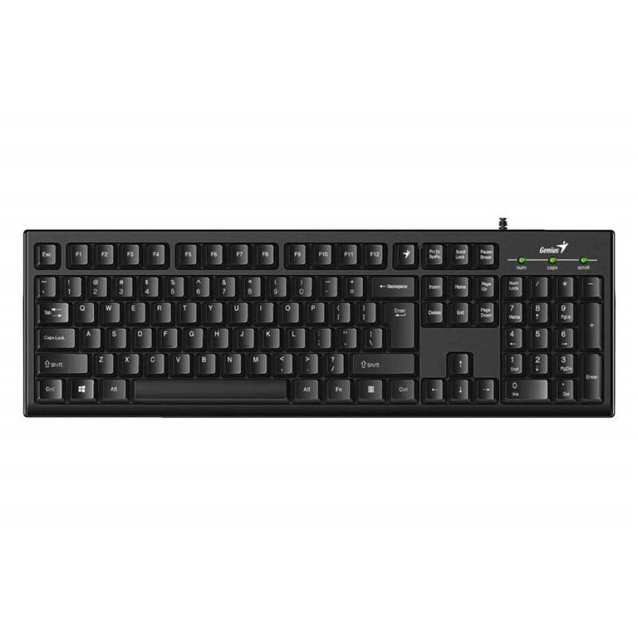 Genius Smart KB-100 CZ+SK layout, lesklá (31300005403) černá - main (0)