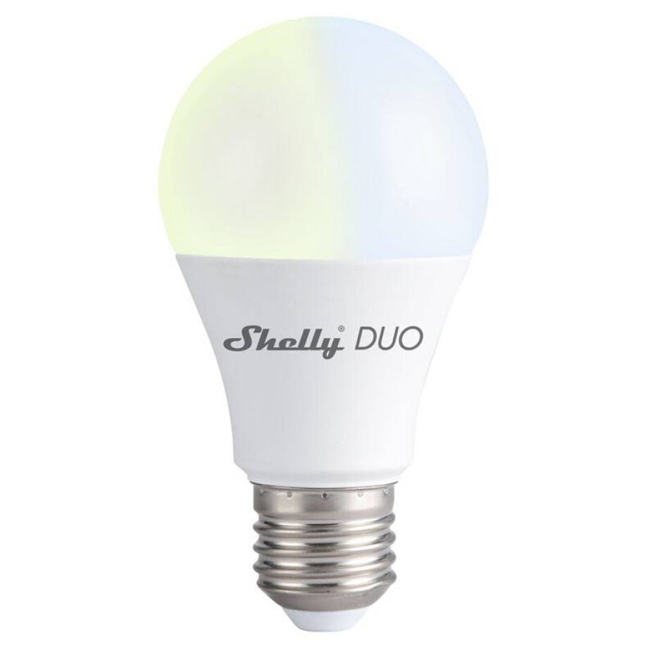 Shelly DUO, stmívatelná 800 lm, E27, 9W, nastavitelná teplota bílé, WiFi (SHELLY-DUO) - main (0)