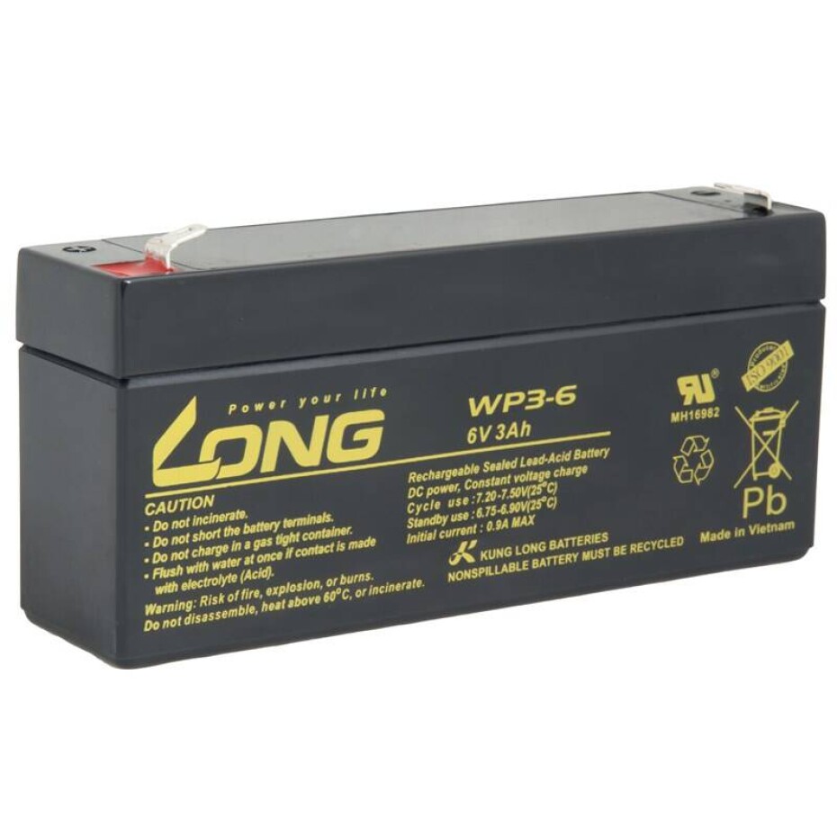 Long 6V 3Ah F1 (WP3-6) (PBLO-6V003-F1A) - main (0)