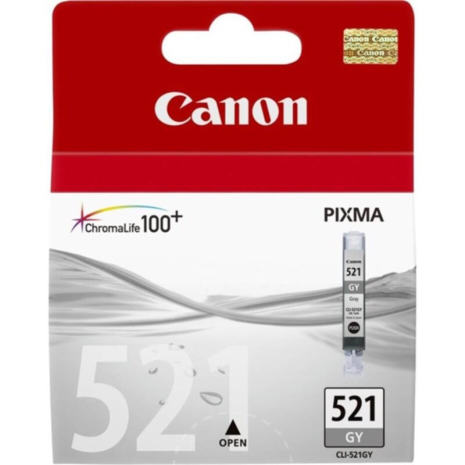 Canon CLI-521GY, 1370 stran (2937B001) šedá - main (0)
