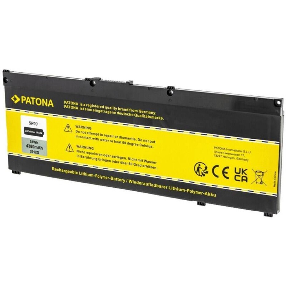 PATONA pro HP Pavilion Gaming 15 4380mAh Li-Pol 11,55V SR03XL / SR04XL (PT2912) - main (0)
